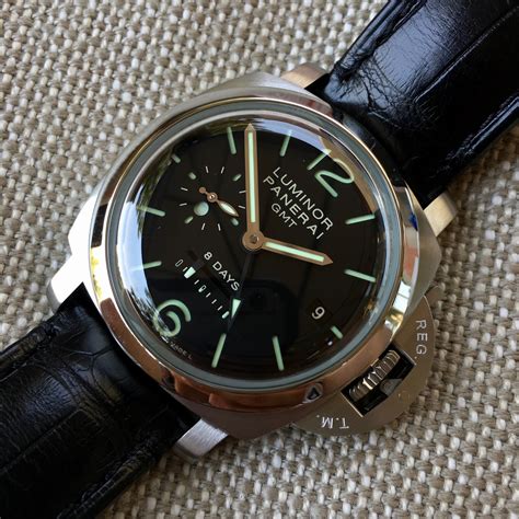 7 58 panerai luminor 1950 8 days gmt pam 233|officine panerai luminor gmt automatic.